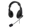 Picture of MH Headset, Stereo, Microphone and USB, with voice controlbox, black, Box 