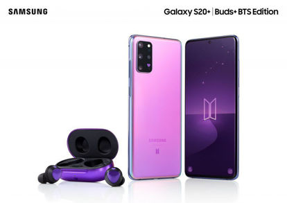 Picture of Samsung S20 Plus (8/128GB) and Buds Plus BTS Edition